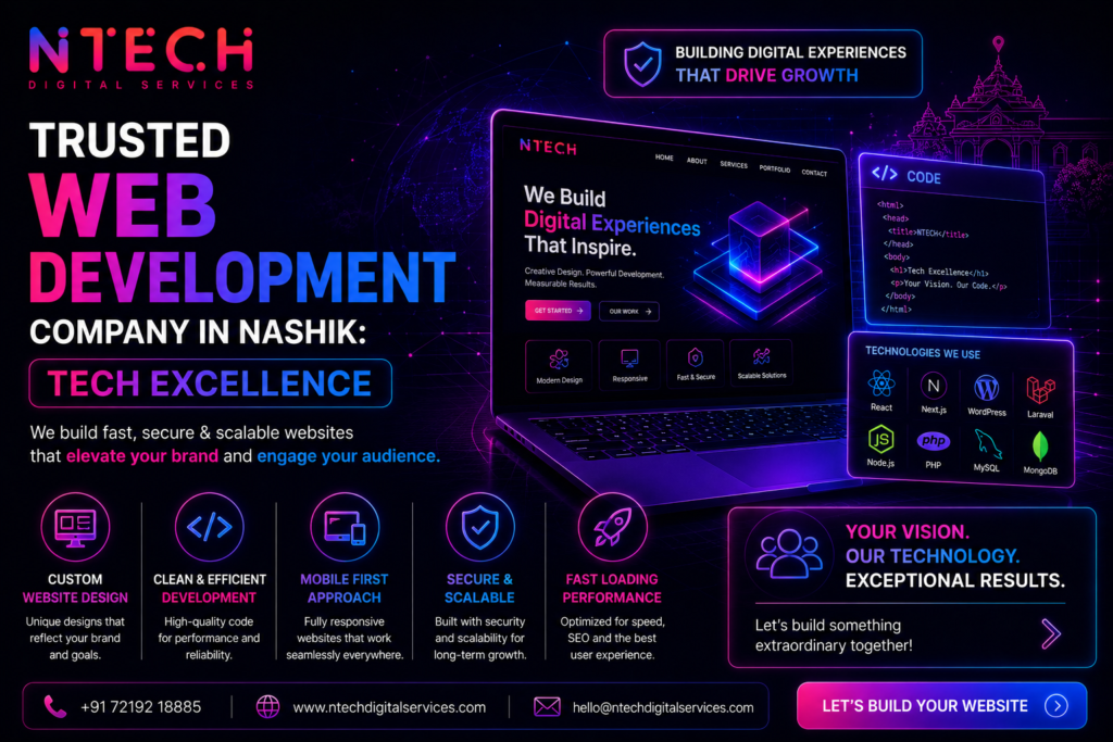 Trusted Web Development Company in Nashik Tech Excellence That Delivers